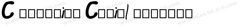 C dwardian Cerifl I字体转换